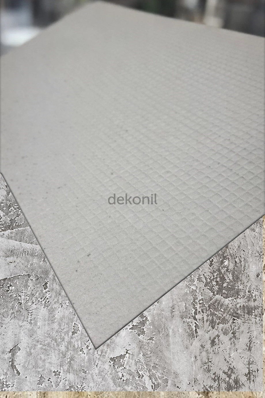 Atlantis Beton Desenli Flex Stone İnce Esnek Doğal Taş Panel 50*100 cm