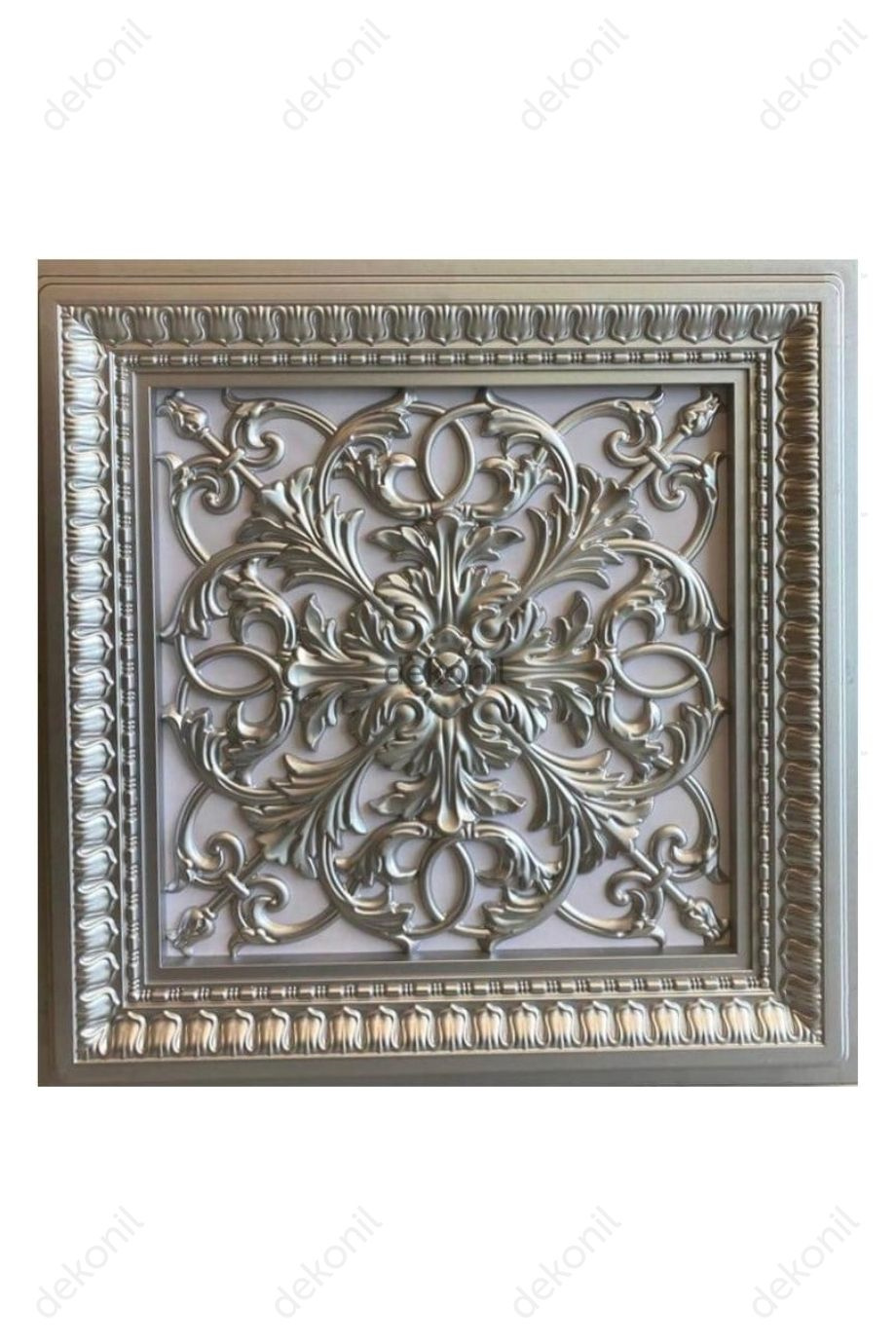 Avangarde Gümüş Pvc Tavan Paneli 60*60 cm