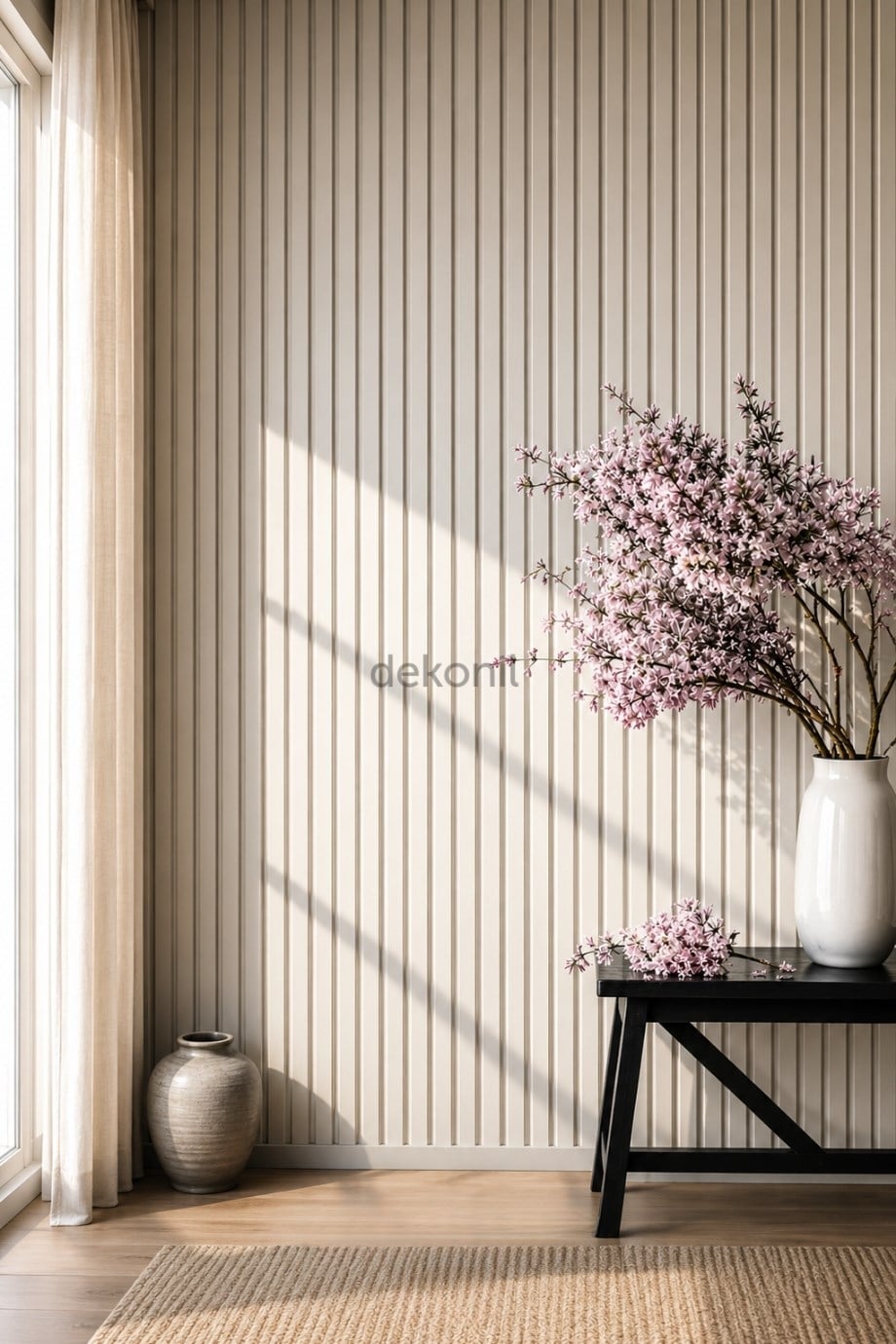 Ay Taşı MDF Lambri, Lux Duvar Paneli 12 cm