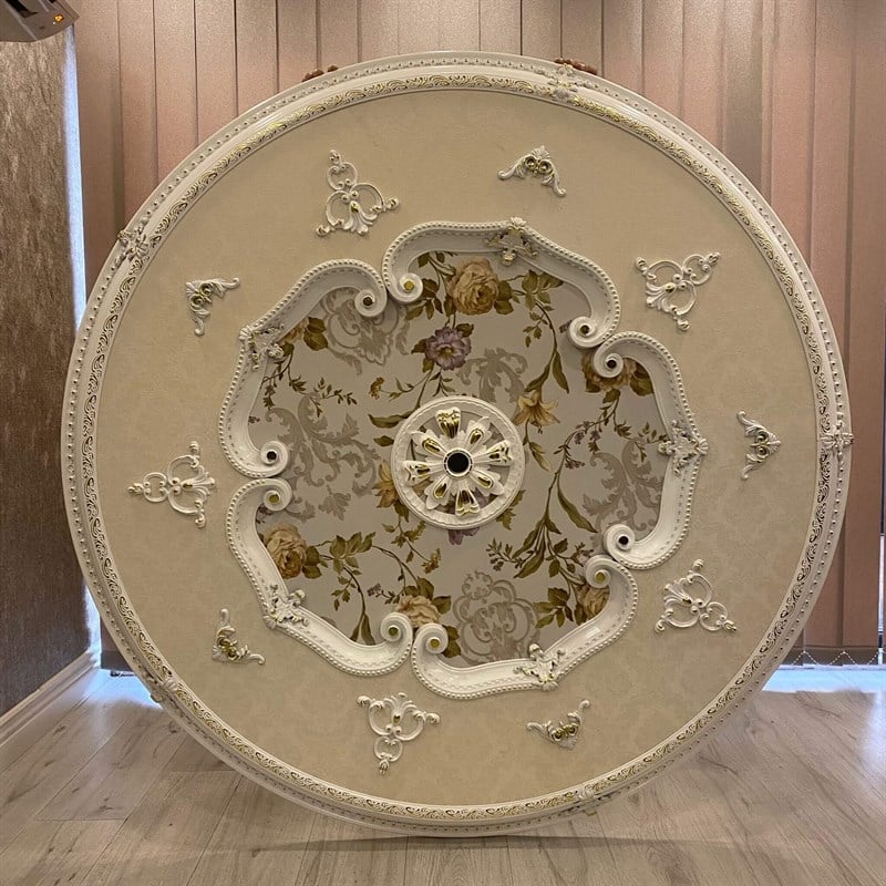 Palace Ceiling Oval White to Gold 150cml Dekonil