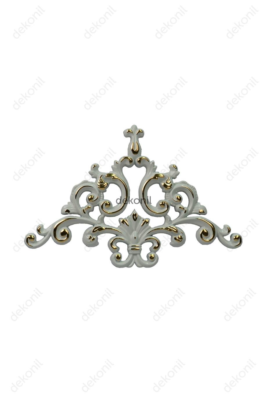 Beyaza Altın D19 Saray Tavan Köşe Motif 41*26 cm