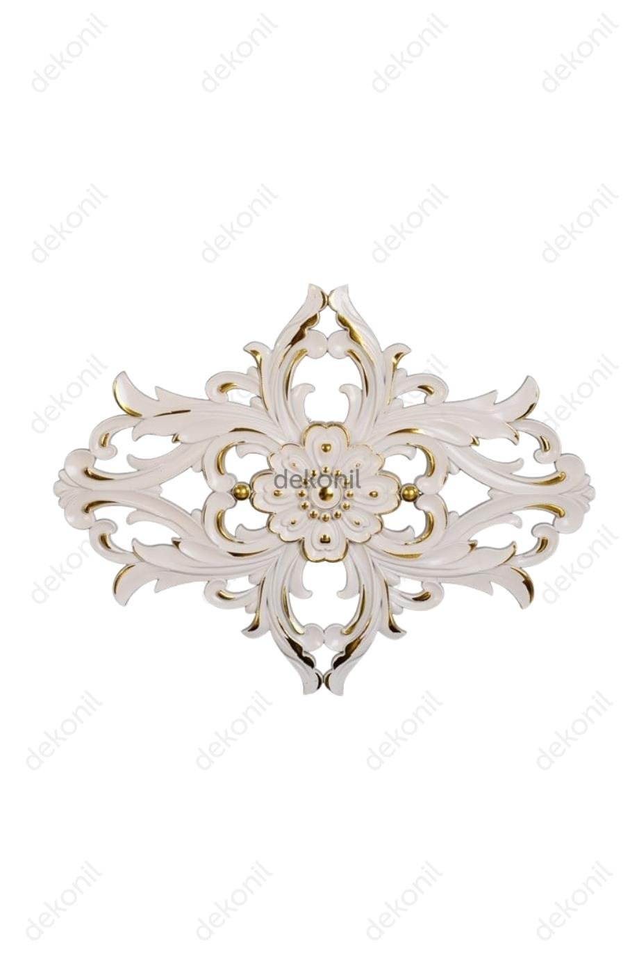 Beyaza Altın Saray Tavan Motif 28,5*37,5 cm
