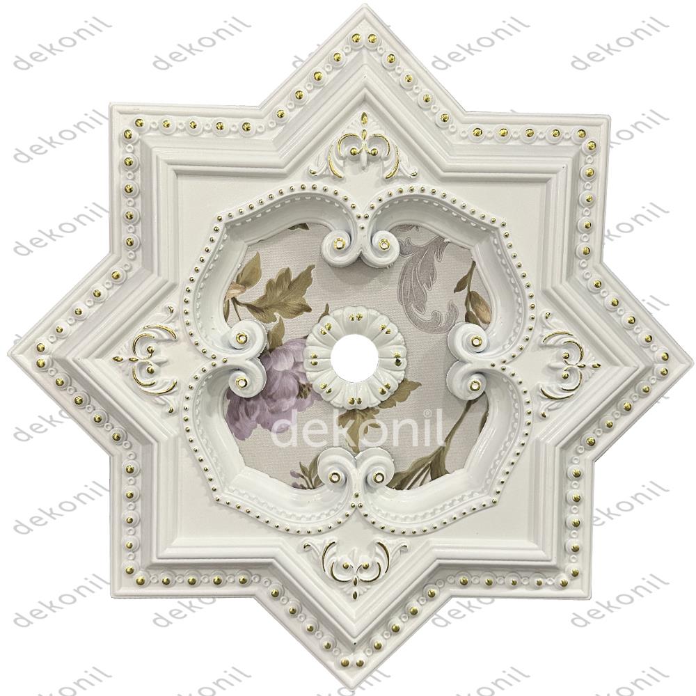 بحرة أسقف نجمة أبيض مزخرف 60 سم