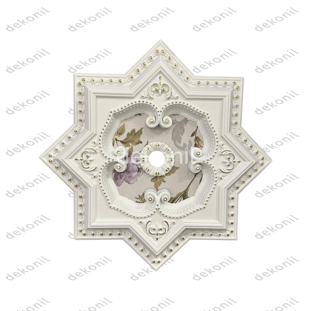 بحرة أسقف نجمة أبيض مزخرف 60 سم