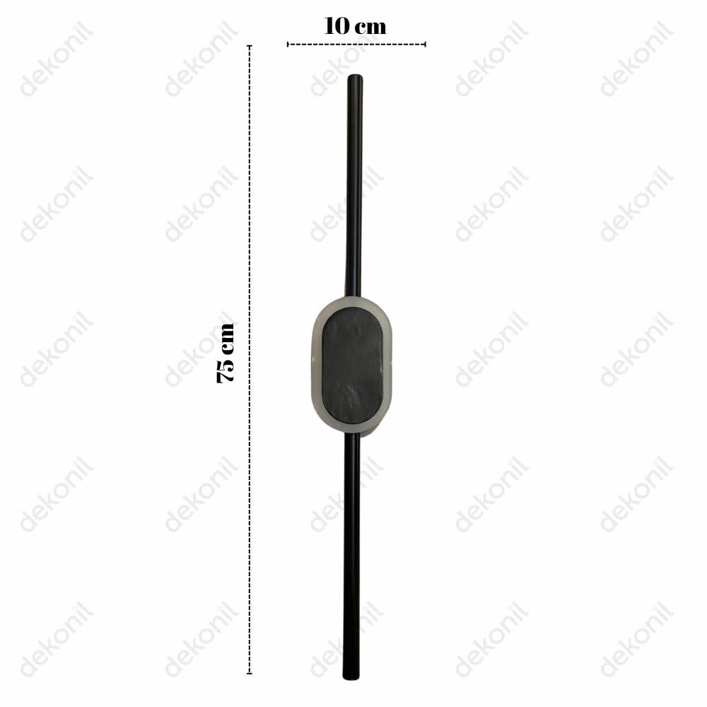 Black Eclipse Şarjlı Kablosuz LED Aplik