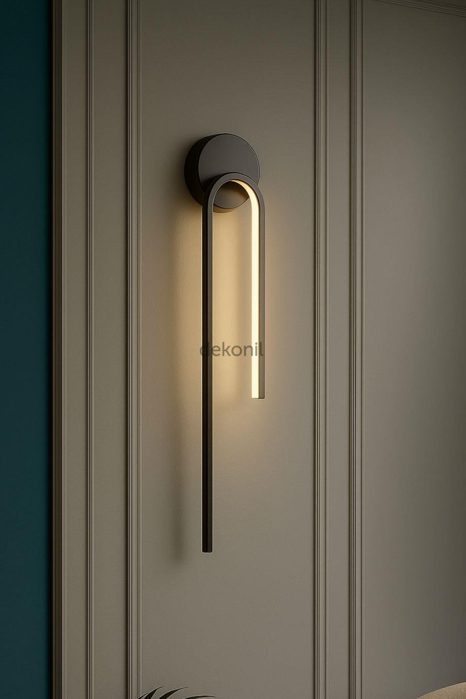 Black İgnis Şarjlı Kablosuz LED Aplik