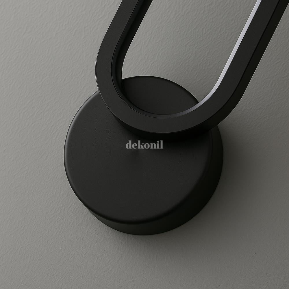 Black Ingis Abajur Şarjlı Kablosuz LED Aplik