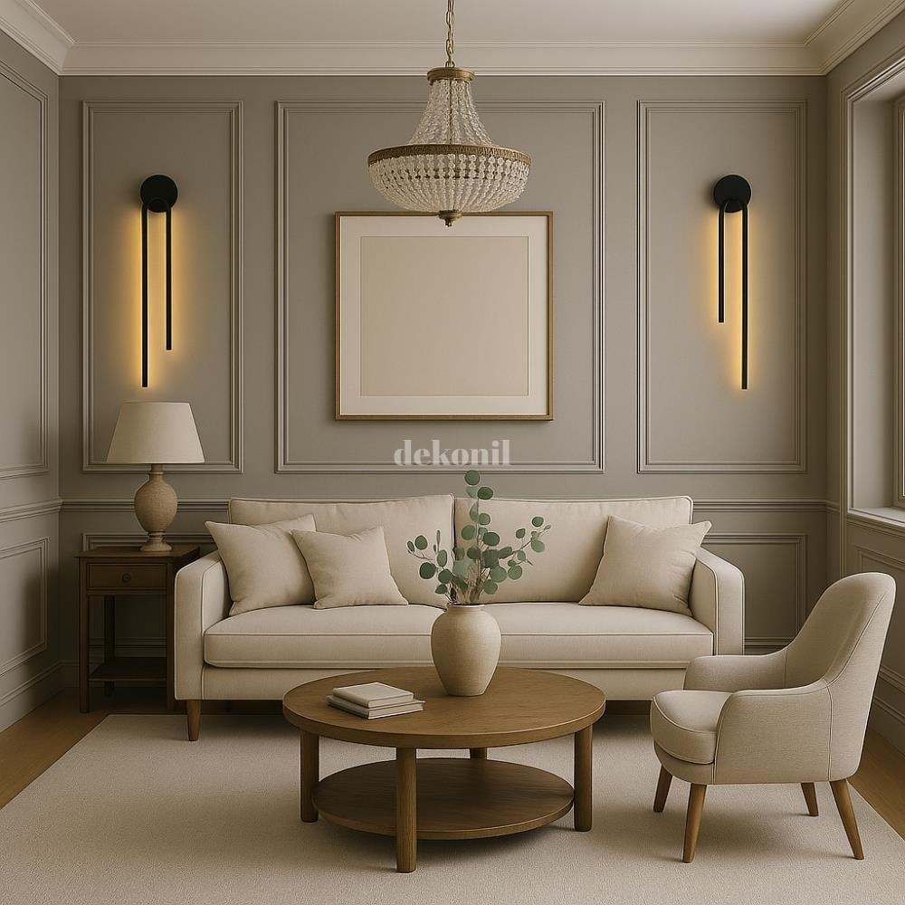 Black Ingis Abajur Şarjlı Kablosuz LED Aplik