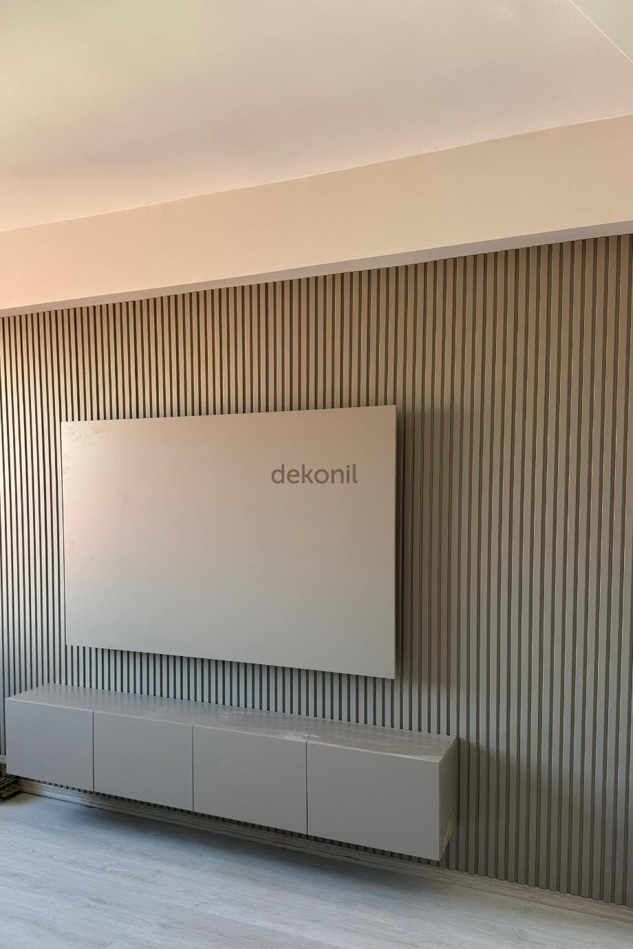 Boyanabilir Duvar ve Tavan Lambri 12cm