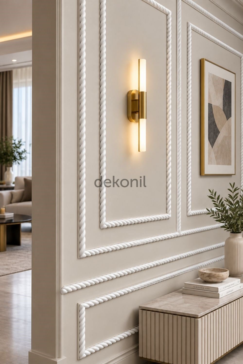 Burgu Boyanabilir Esnek Duvar Çıtası 1,3*100*0,6cm
