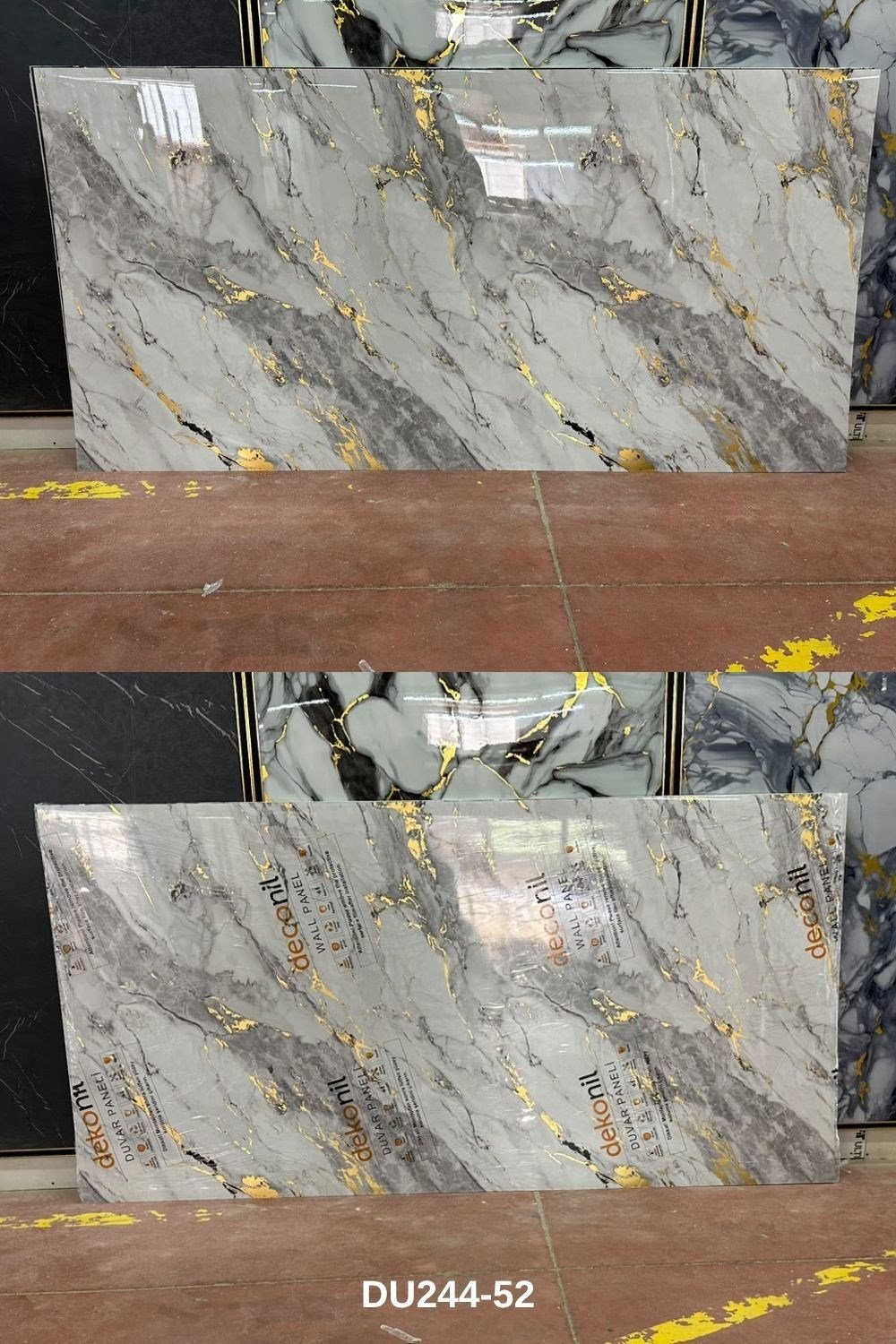Calacatta Luxe Mermer Desenli PVC Duvar Paneli 122x244 cm