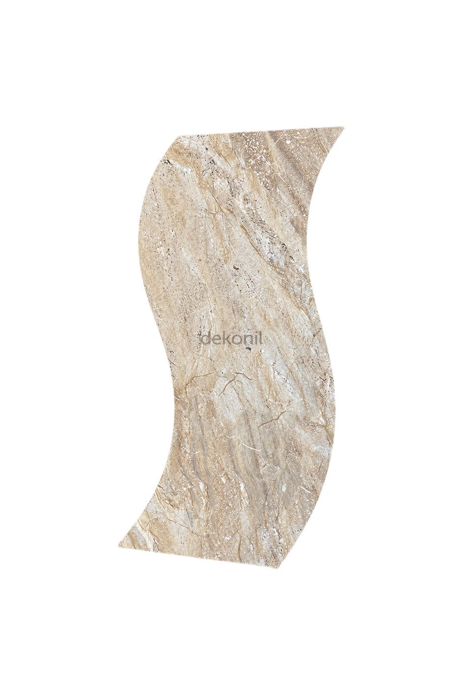 Caramel Mermer Desenli Flexinil Stone İnce Esnek Doğal Taş Panel 50*100 cm