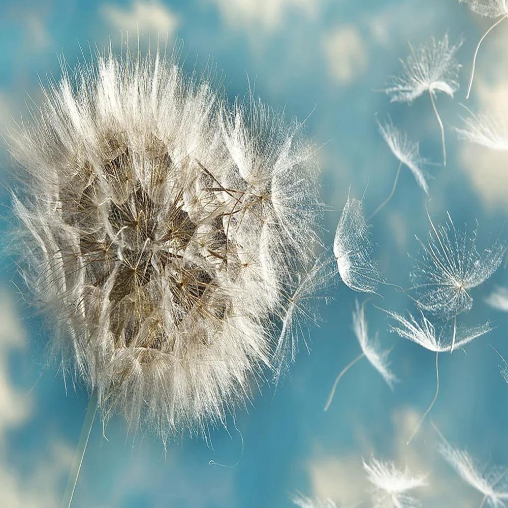 Çiçek Desenli Tekstil Tabanlı Kişiye Özel Baskı Duvar Kağıdı