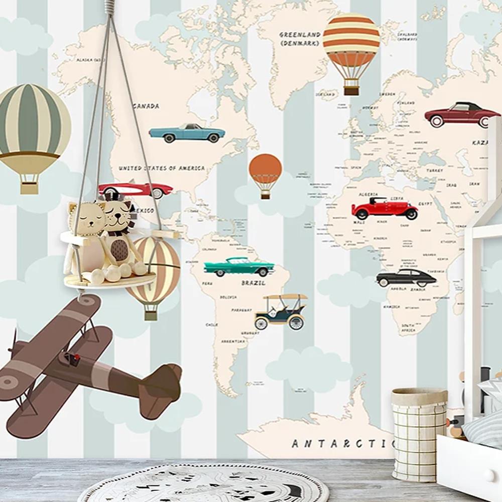 Çocuk Odası Kişiye Özel Baskı Duvar Kağıdı
