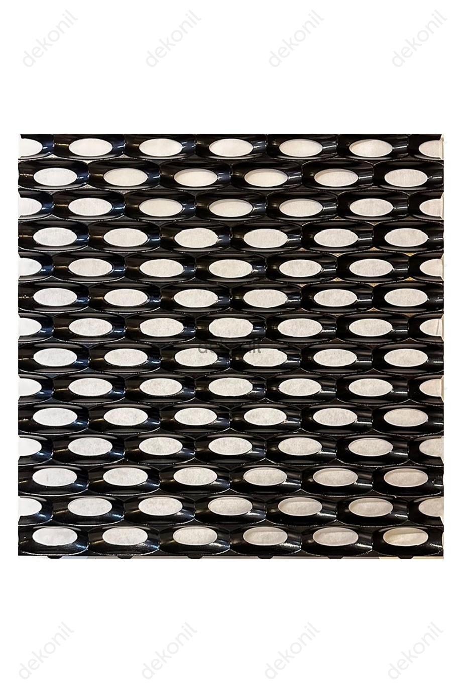 Damla Siyah PVC Tavan Paneli 57*57cm