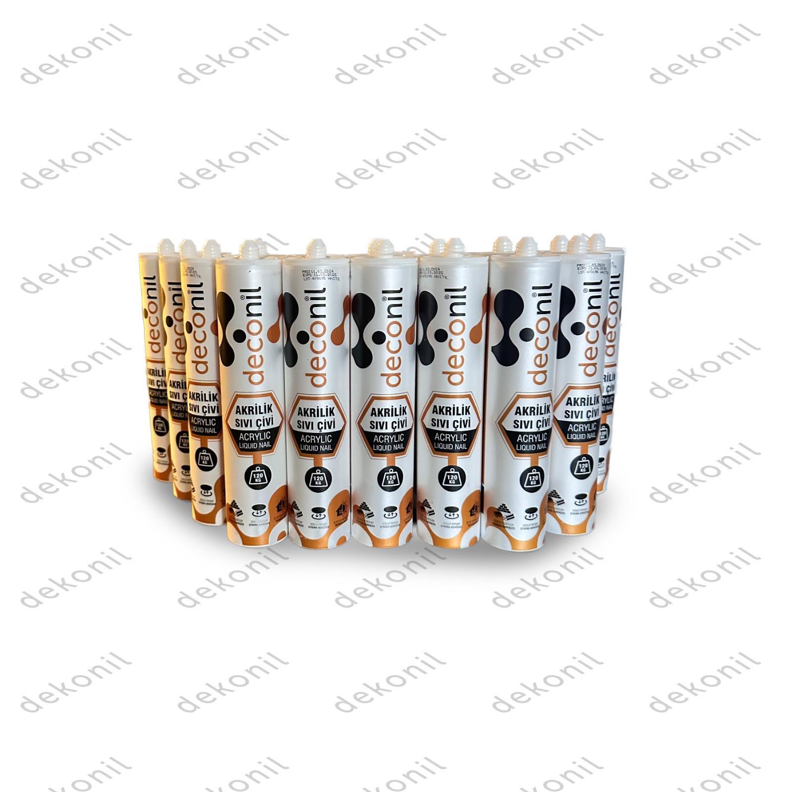 Deconil Akrilik Çivi Silikonu 280 ml