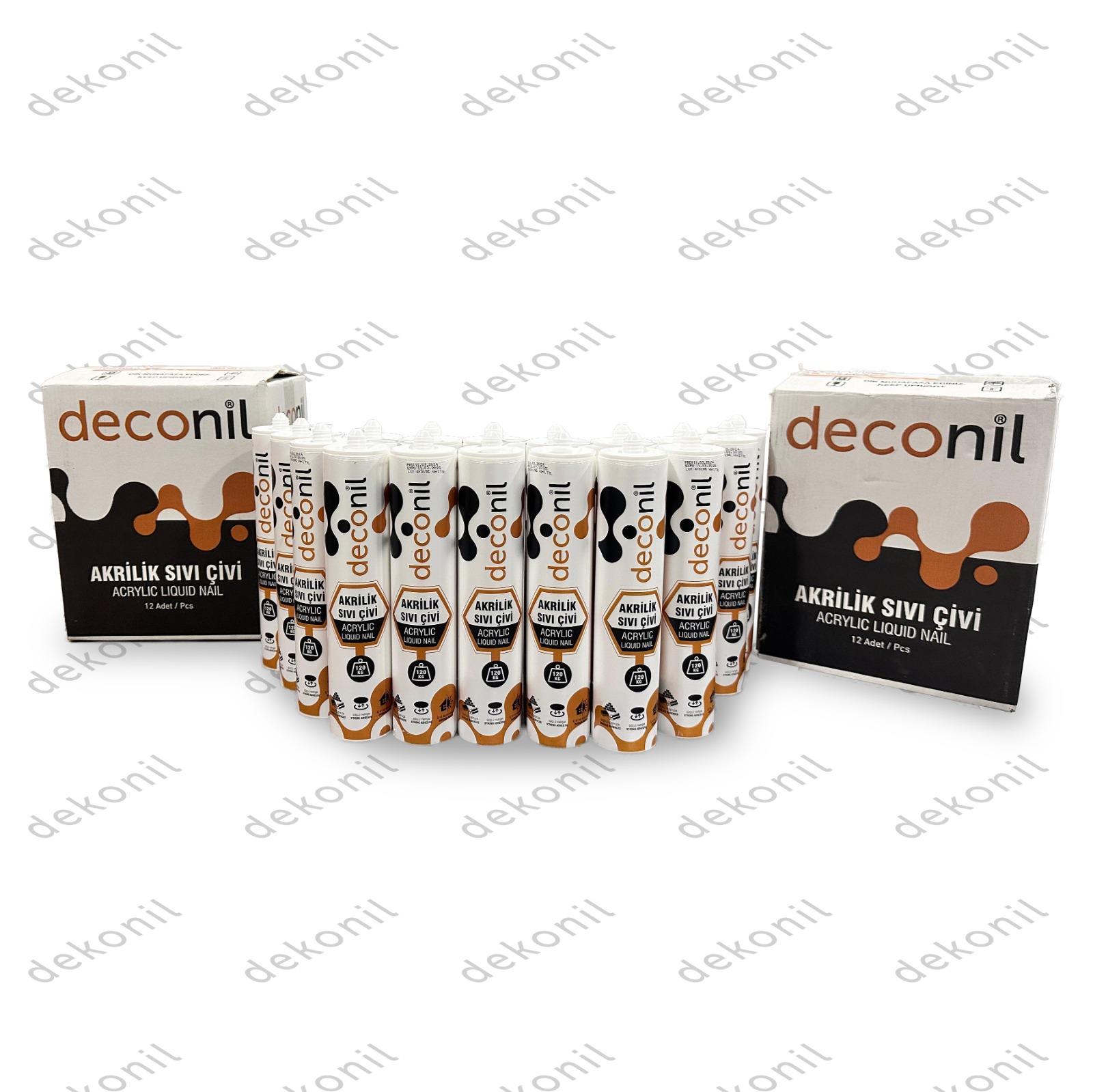Deconil Akrilik Çivi Silikonu 280 ml