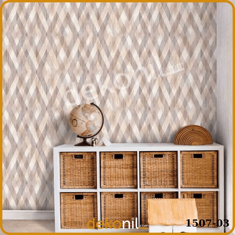 Decowall Orlando 1507-02 Geometrik Duvar Kağıdı l Dekonil