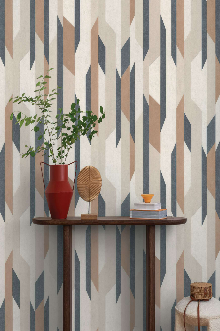 Decowall Rina Geometrik Desenli Duvar Kağıdı 707-02