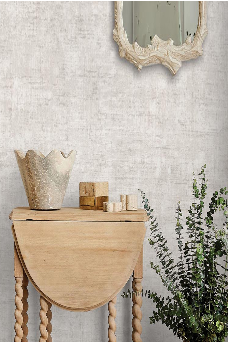 Decowall Rina Sıva Desenli Duvar Kağıdı 705-05