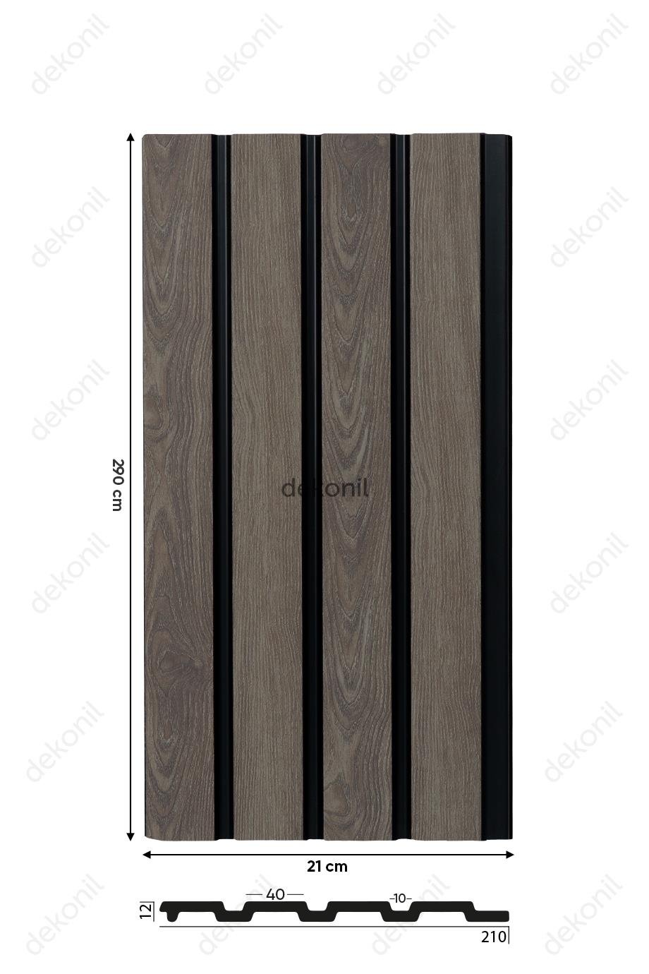 ألواح السقف والجدران من ديكونيل بيتش النحاسية 21 سم