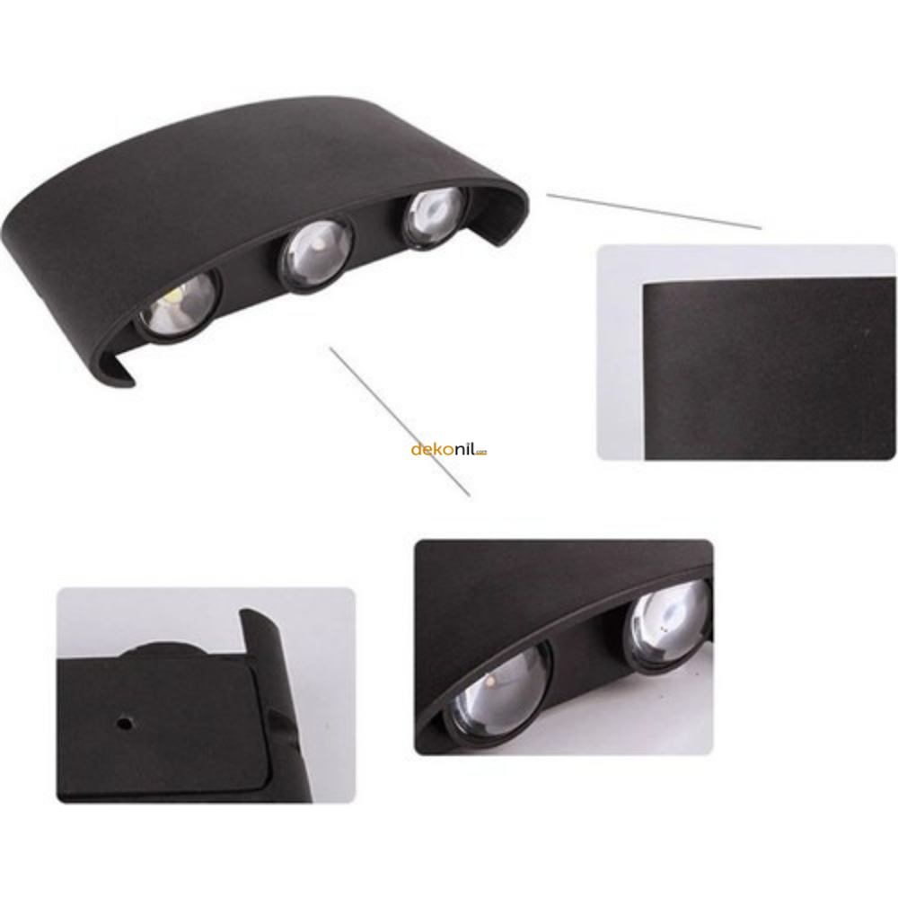 Dekonil Siyah Modern Aplik 18*9cm