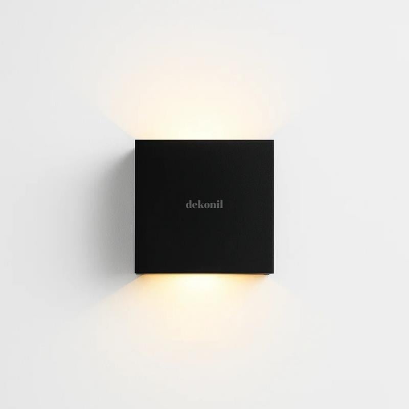 Dekonil Siyah Square Aplik 10*10cm