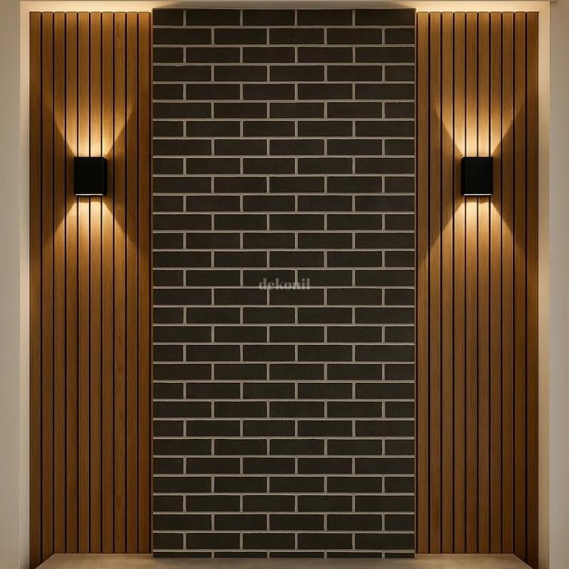 Dekonil Siyah Square Aplik 10*10cm