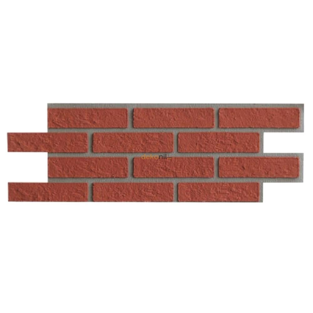 Dekonil Tuğla Duvar Paneli Kiremit Gri 25*77 cm
