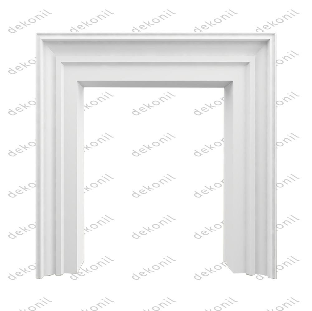 Dekoratif Poliüretan Boyanabilir Düz Şömine