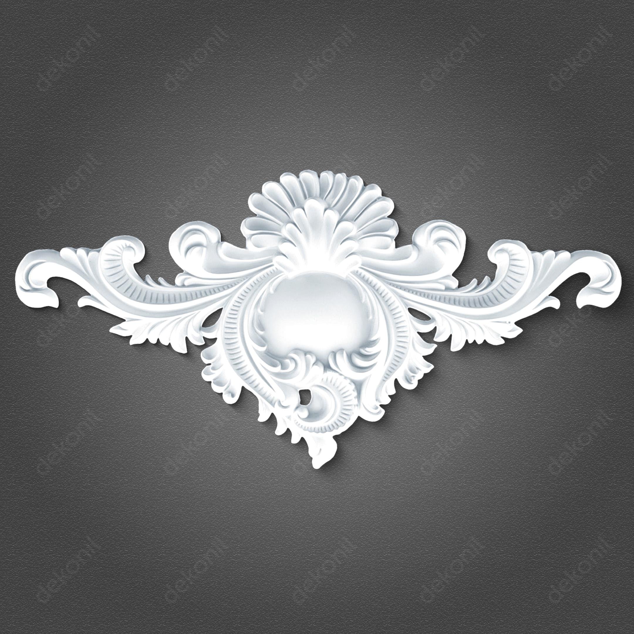 Dekoratif Poliüretan Boyanabilir Kapı Tacı 76 cm