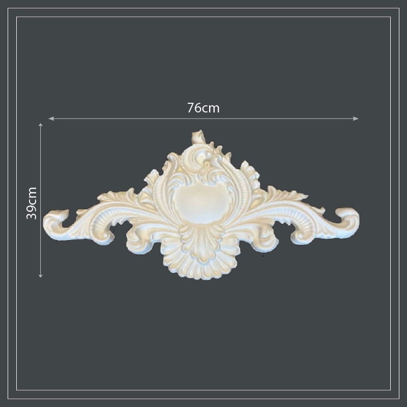 Dekoratif Poliüretan Boyanabilir Kapı Tacı 76 cm