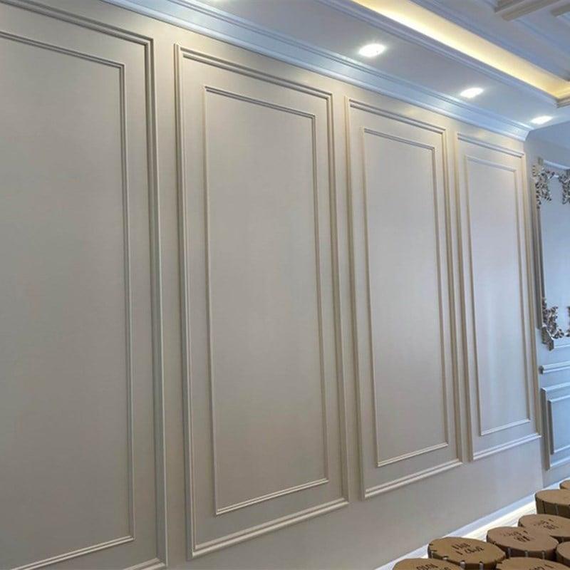 Destan 4cm ve 2,5 Boyanabilir Hazır Kesilmiş Duvar Çıtası Paketi 120*70 cm