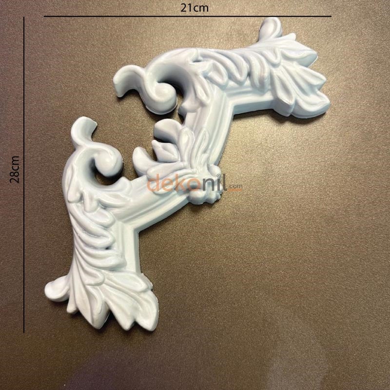 Wall Lath Interlaced Şah Ps Corner Motif 4cm