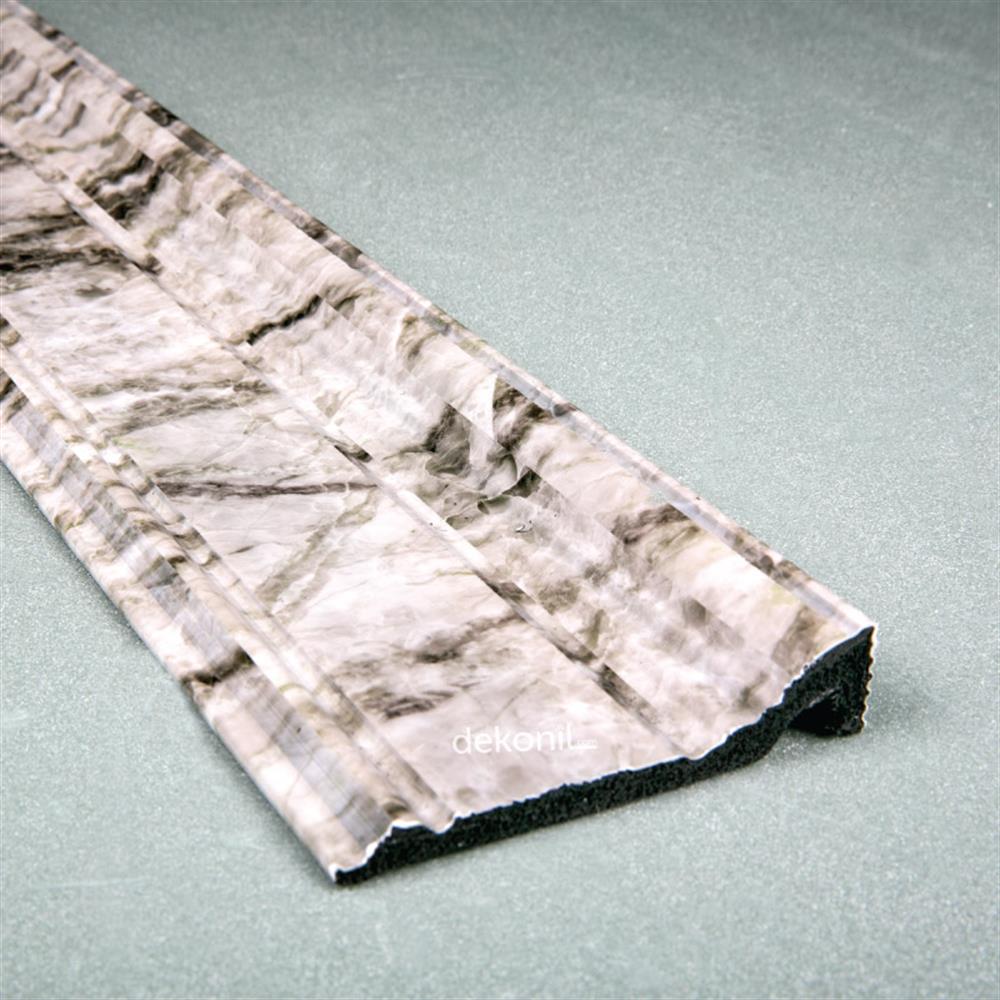 Plain White Marble Skirting-Border-Drapery 9.4cm