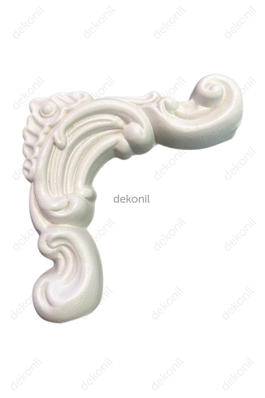 Elmas Poliüretan Boyanabilir 4cm Çıta Geçmeli Köşe Motifi