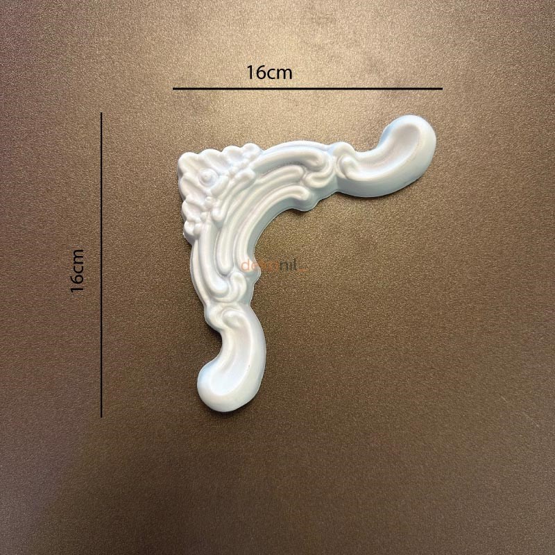 Elmas Ps Boyanabilir 2,5cm Çıta Geçmeli Köşe Motifi