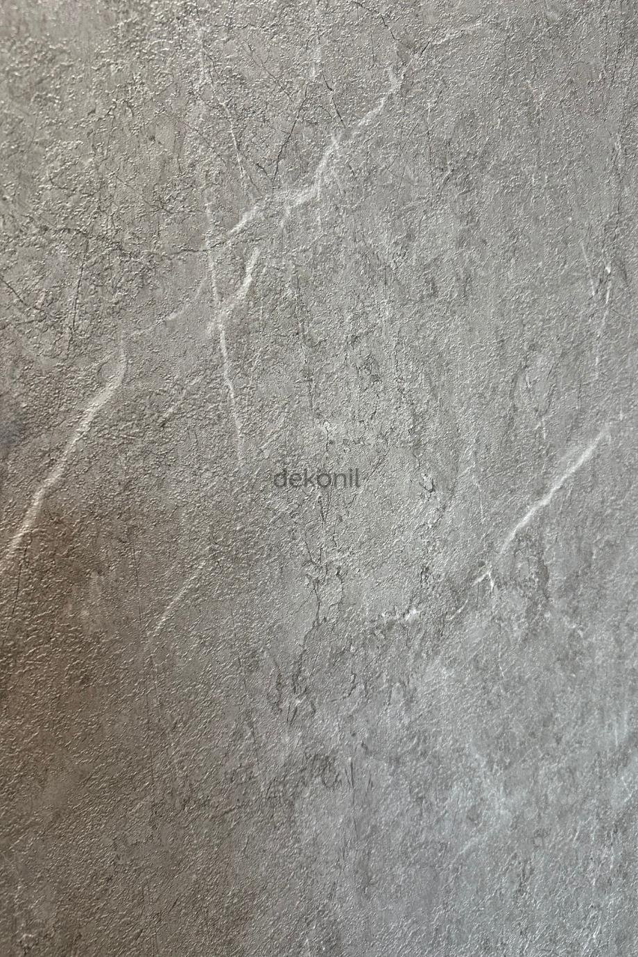 Emboss Grey Dokulu Mermer Desenli Pvc Duvar Paneli 122*244cm