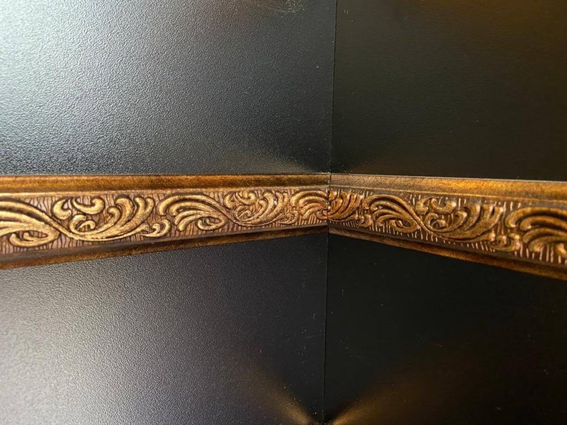 Eskitme Ahşapiyer Çıta Bordür Profil 3*290 cm, Saray Tavan Profilleri Çıta Bordür Süpürgelik Lambri Modelleri ve Fiyatları Patina, Eskitme, Altın, Gümüş