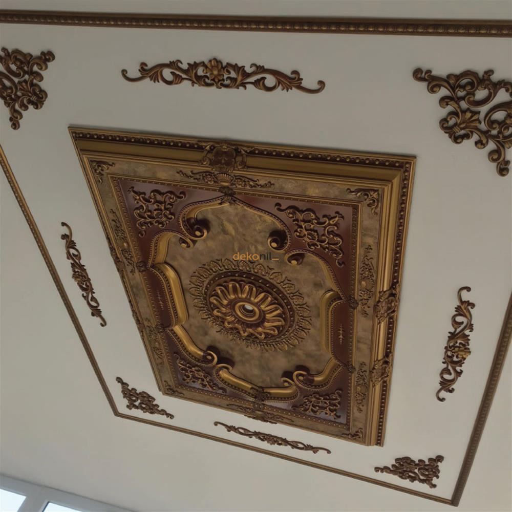 Palace Ceiling Rectangle Brown 120*160 cm