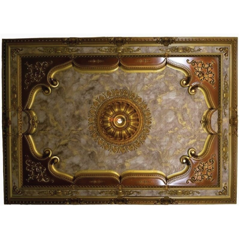 Palace Ceiling Rectangle Brown 140*200 cm