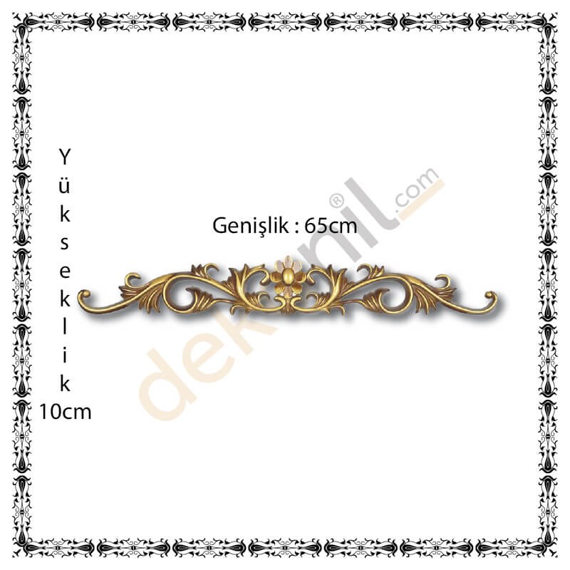 Brown Ceiling and Wall Motif 10*65cm l Dekonil