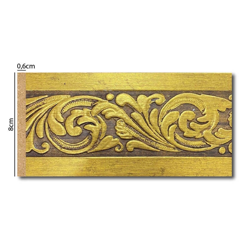 Eskitme Sarmaşık Bordür 8cm | Dekonil