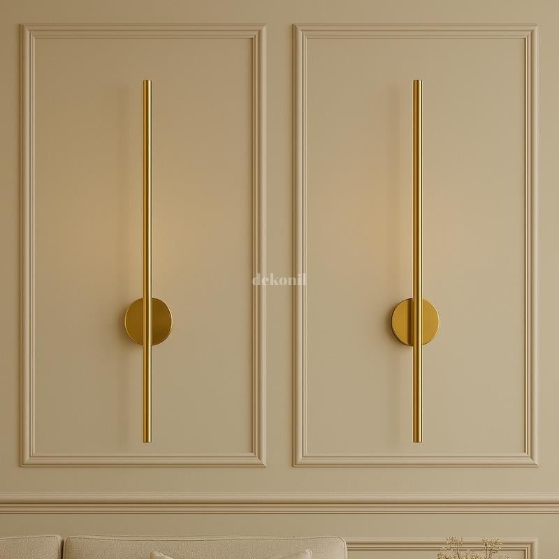 Gold Lindis Şarjlı Kablosuz LED Aplik