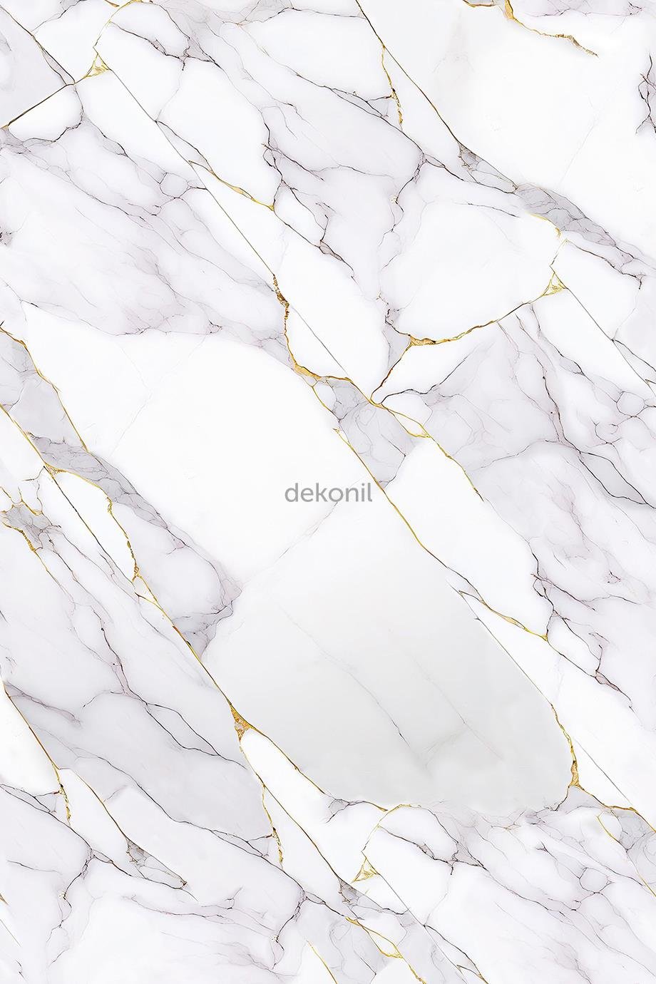 Gri Altın Mermer Desenli Pvc Duvar Paneli 122*244cm