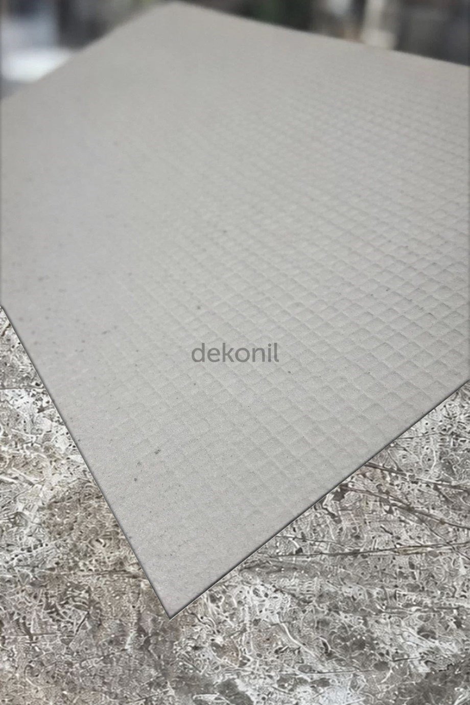 Gri Fosil Mermer Desenli Flex Stone İnce Esnek Doğal Taş Panel 50*100 cm