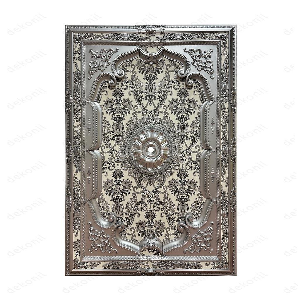 Palace Ceiling Rectangle Silver 140*200 cm