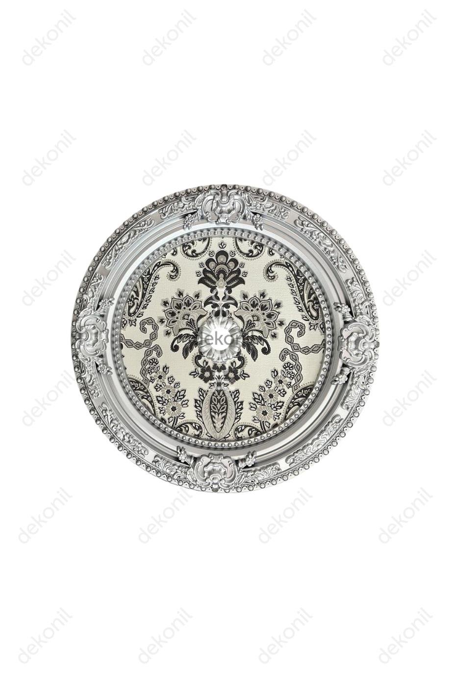 Gümüş Oval Saray Tavan 60 cm