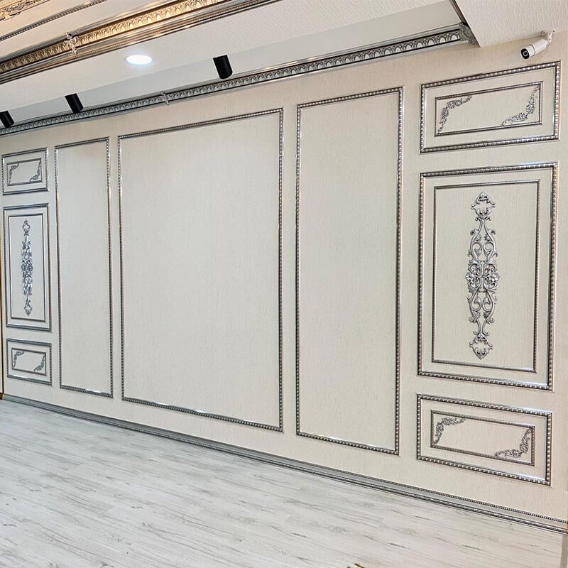 Gümüş Papatya Motif 10*65cm | Dekonil