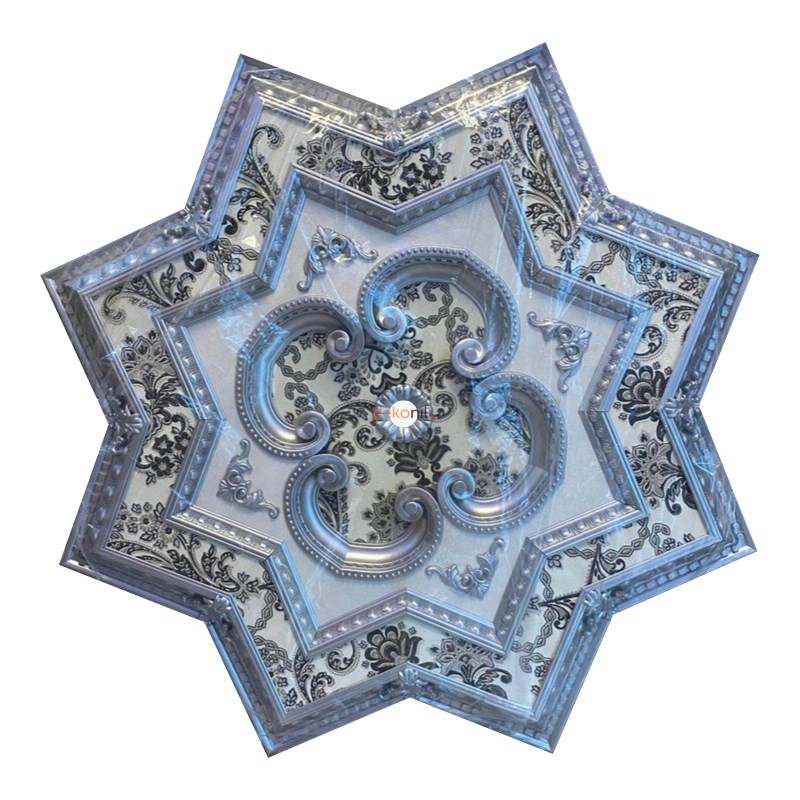 Gümüş Yıldız Saray Tavan 120 cm